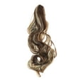 thumbnail image 1 of Unique Bargains 1 Pc Big Wave Retro Wig Hair Clips for Hair Extension 21.65" Length Beige Dark Brown, 1 of 6