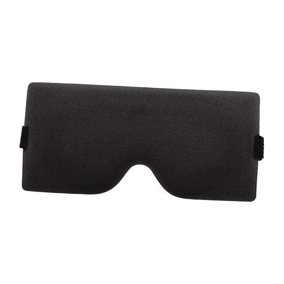 Unique Bargains 1 Pc Geometric Shape 3D Eye Mask Soft 3D Eye Shade Cover for Rest for Travel Black