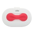 thumbnail image 1 of Unique Bargains 1 Pc Bow Design Jewelry Box Jewelry Organizer White Magenta ABS TPE, 1 of 5