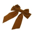 thumbnail image 1 of Unique Bargains 1 Pc Bow Duckbill Hair Clips Hairdo Clip Brown, 1 of 5