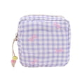 thumbnail image 1 of Unique Bargains 1 Pc Bow Knot Makeup Bag for Business Travel Purple Cotton, 1 of 5
