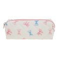 thumbnail image 1 of Unique Bargains 1 Pc Bow Print Style Drawstring Makeup Bag for Vacation Blue Pink Polyester, 1 of 6