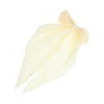 thumbnail image 1 of Unique Bargains 1 Pc Bow Ribbon Duckbill Hair Clips Hairdo Clip Beige, 1 of 5