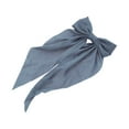 thumbnail image 1 of Unique Bargains 1 Pc Bow Ribbon Duckbill Hair Clips Hairdo Clip Blue, 1 of 5