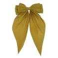 thumbnail image 1 of Unique Bargains 1 Pc Bow Ribbon French Barrette Hair Clips for Home Ginger, 1 of 5