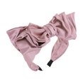 thumbnail image 1 of Unique Bargains 1 Pc Bow Wide Headbands for Women Pink Purple, 1 of 6