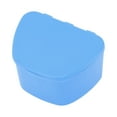 thumbnail image 1 of Unique Bargains 1 Pc Braces Box Portable Denture Cases Blue, 1 of 5