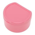 thumbnail image 1 of Unique Bargains 1 Pc Braces Box with Strainer Reusable Braces Storage Box Pink, 1 of 5