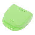 thumbnail image 1 of Unique Bargains 1 Pc Braces Box with Vent Holes Compact Braces Storage Box Green, 1 of 5
