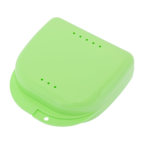 Unique Bargains 1 Pc Braces Box with Vent Holes Compact Braces Storage Box Green