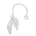 thumbnail image 1 of Unique Bargains 1 Pc Braid Scarves Handbag Strap for Travelling White Alloy Polyester, 1 of 5