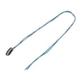 thumbnail image 1 of Unique Bargains 1 Pc Braided Hair Chain Eight Beads Braid Hair Accessories for Women Lake Blue, 1 of 5