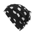 thumbnail image 1 of Unique Bargains 1 Pc Breathable Dots Pattern Swimming Cap Black, 1 of 6