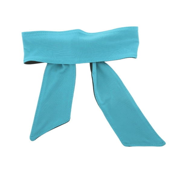 Unique Bargains 1 Pc Breathable Headband Solid  Headband for Sport Blue Grey