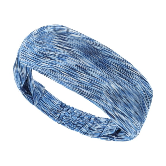 Unique Bargains 1 Pc Breathable Headband Sweat Headband for Sport Blue