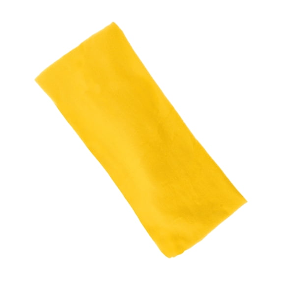 Unique Bargains 1 Pc Breathable Headband Wide Tie Headband for Sport Yellow