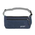 thumbnail image 1 of Unique Bargains 1 Pc Breathable Running Belt Diamond Fanny Pack for Sports to Carry Phone Keys Dark Blue, 1 of 6