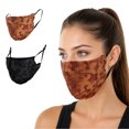 thumbnail image 1 of Unique Bargains 1 Pc Breathable Thin Sunscreen Mask Coffee Color Lace, 1 of 5