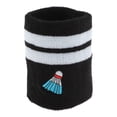 thumbnail image 1 of Unique Bargains 1 Pc Breathable Wristbands Comfortable Sports Wristband Badminton Black White, 1 of 6
