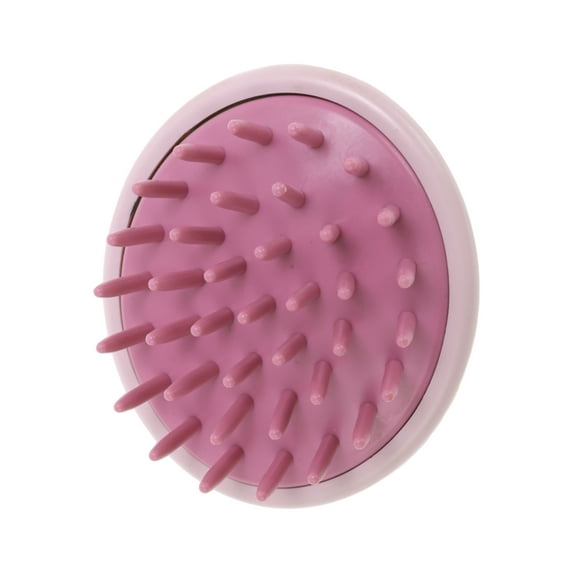 Unique Bargains 1 Pc Bunny Bent Hair Shampoo Brush for Head Massage 3.54"x3.15"x2.95" Pink