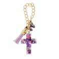thumbnail image 1 of Unique Bargains 1 Pc Butterfly Cross Water Cup Pendant Purple Metal Resin, 1 of 5
