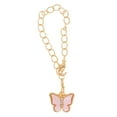 thumbnail image 1 of Unique Bargains 1 Pc Butterfly Cup Chain Charm Water Cup Pendant Pink Alloy, 1 of 5