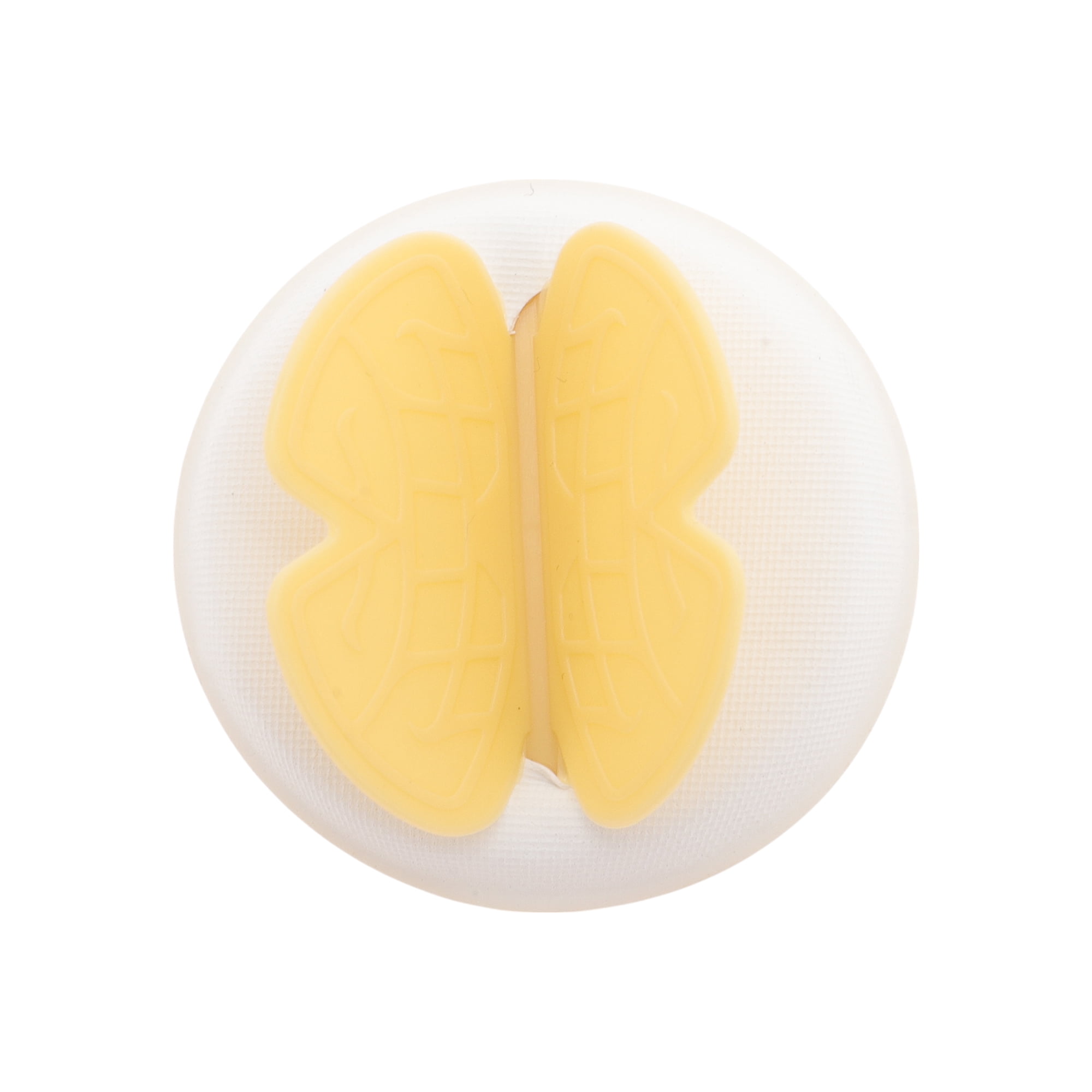 Unique Bargains 1 Pc Butterfly Face Makeup Sponge for Bedrooms Yellow