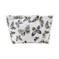 thumbnail image 1 of Unique Bargains 1 Pc Butterfly Print Drawstring Makeup Bag for Vacation Business Travel Polyester black, 1 of 6