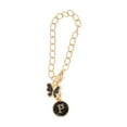 thumbnail image 1 of Unique Bargains 1 Pc Butterfly Round Letter P Cup Chain Charm Water Cup Pendant Black Alloy, 1 of 5