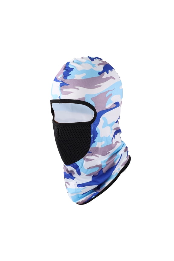 1 Pc Camouflage Balaclava Face Mask Sky Blue