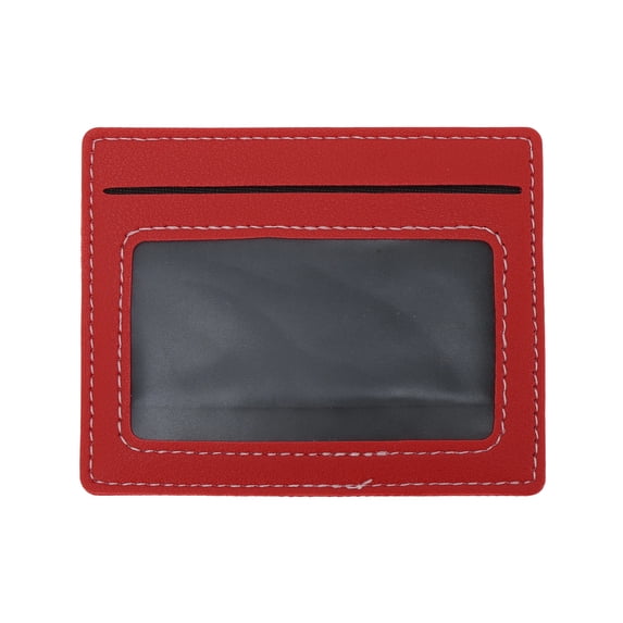 Unique Bargains 1 Pc Card Holder Durable Multi-slot Card Case Red