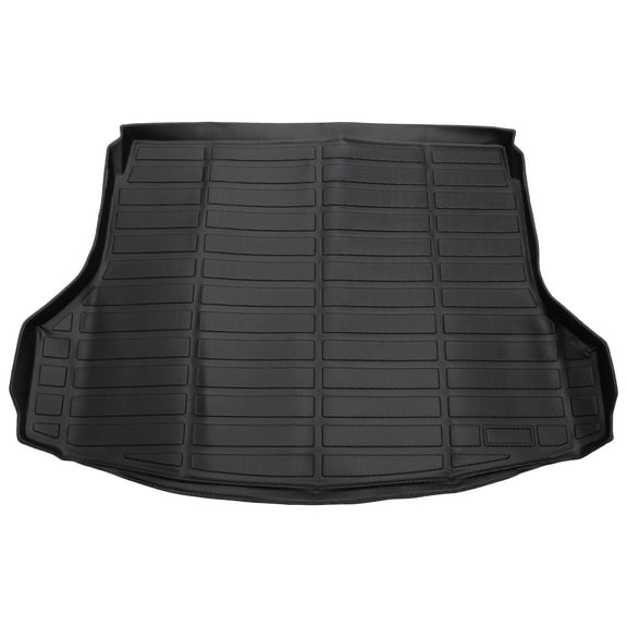 Unique Bargains 1 Pc Cargo Liner Rear Trunk Mat for Nissan Rogue 2014-2020 5 Seat Anti-Slip TPE Black Rear Trunk Cargo Luggage Boot Tray Mat Long Grid Pattern