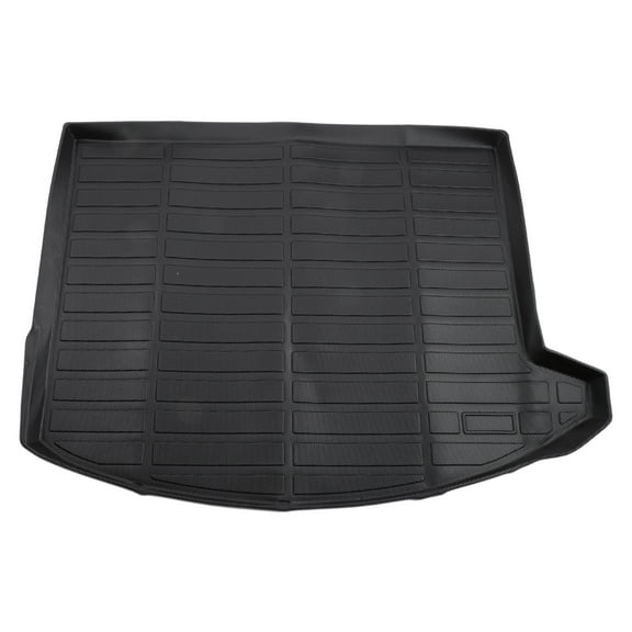 Unique Bargains 1 Pc Cargo Liner Rear Trunk Mat for Ford Escape 2013-2019 Rear Trunk Cargo Luggage Boot Tray Mat Black TPE Long Grid Pattern