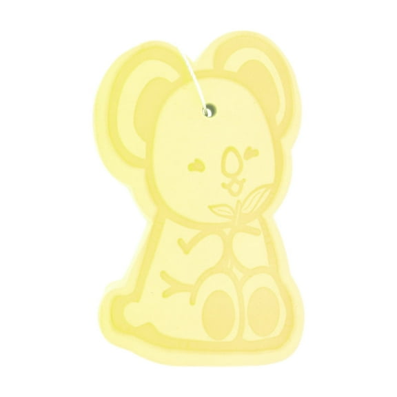 Unique Bargains 1 Pc Cartoon Bath Brush Body Scrubber for Bathroom 4.53"x2.76"x1.1" Lemon Yellow