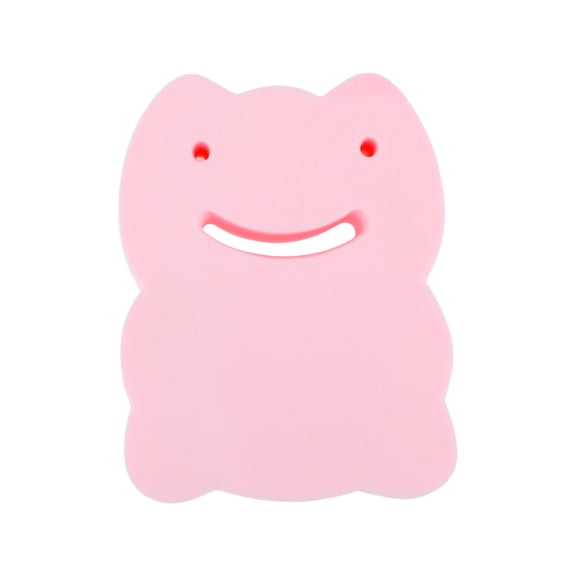 Unique Bargains 1 Pc Cartoon Frog Shape Bath Sponge Body Scrubber Pink