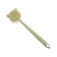 thumbnail image 1 of Unique Bargains 1 Pc Cartoon Long Handle Double-sided Bath Brush Back Scrubber Green, 1 of 6