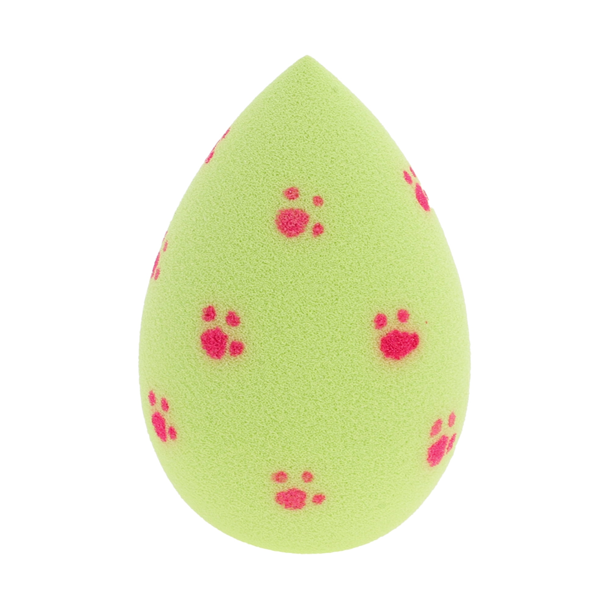 Unique Bargains 1 Pc Cat Paw Face Makeup Sponge Green
