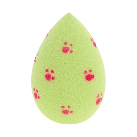 Unique Bargains 1 Pc Cat Paw Face Makeup Sponge Green