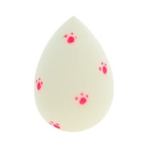 Unique Bargains 1 Pc Cat Paw Face Makeup Sponge for Bedrooms Beige Hydrophilic Polyurethane