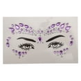 thumbnail image 1 of Unique Bargains 1 Pc Charming Rhinestone Stickers for Concert Purple, 1 of 5