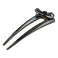 thumbnail image 1 of Unique Bargains 1 Pc Chignon Pin Bow Hair Hairpin for Women Black, 1 of 5