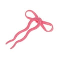 thumbnail image 1 of Unique Bargains 1 Pc Chignon Pin Bow Wave Hair Hairpin for Women Pink, 1 of 5