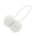 thumbnail image 1 of Unique Bargains 1 Pc Children Pompon Hair Elastic Band White, 1 of 5