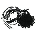 thumbnail image 1 of Unique Bargains 1 Pc Choker Necklace Delicate Rose Tie Wrap Around Wrist Bracelet Black Thorn, 1 of 6
