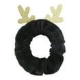 thumbnail image 1 of Unique Bargains 1 Pc Christmas  Hair Scrunchies Antlers Hair Rope for Christmas Black, 1 of 6