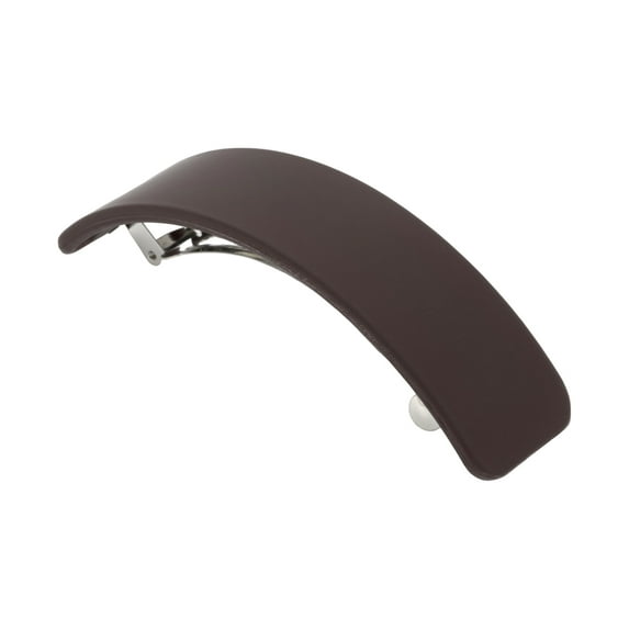 Unique Bargains 1 Pc Classic Arch Hair Clips Hairdo Clips for Women 3.94"x0.98"x1.1" Deep Brown
