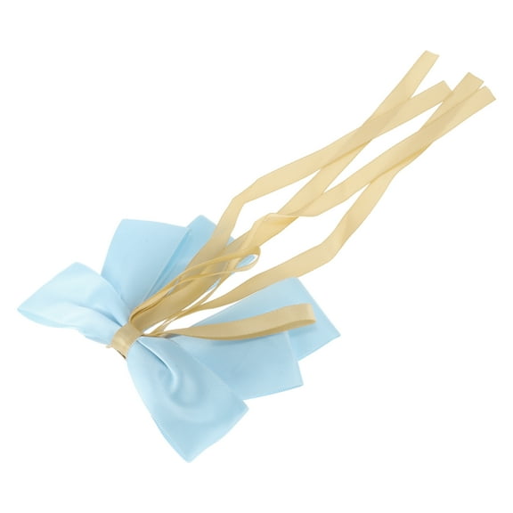 Unique Bargains 1 Pc Classic Bow Hair Clips Hairdo Clip for Women 3.94"x4.92"x0.87" Blue