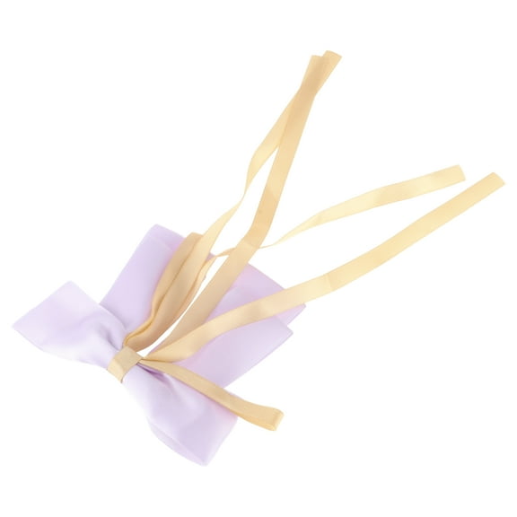Unique Bargains 1 Pc Classic Bow Hair Clips Hairdo Clip for Women 3.94"x4.92"x0.87" Purple