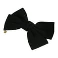 thumbnail image 1 of Unique Bargains 1 Pc Classic Bow Hair Clips Hairdo Clip for Women 5.51"x3.54"x1.38" Black, 1 of 5