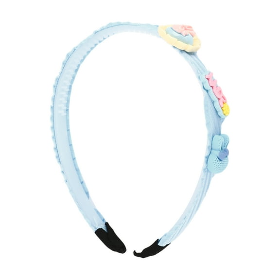 Unique Bargains 1 Pc Classic Cartoon Headbands  for Girls 5.51"x4.72"x1.14" Blue